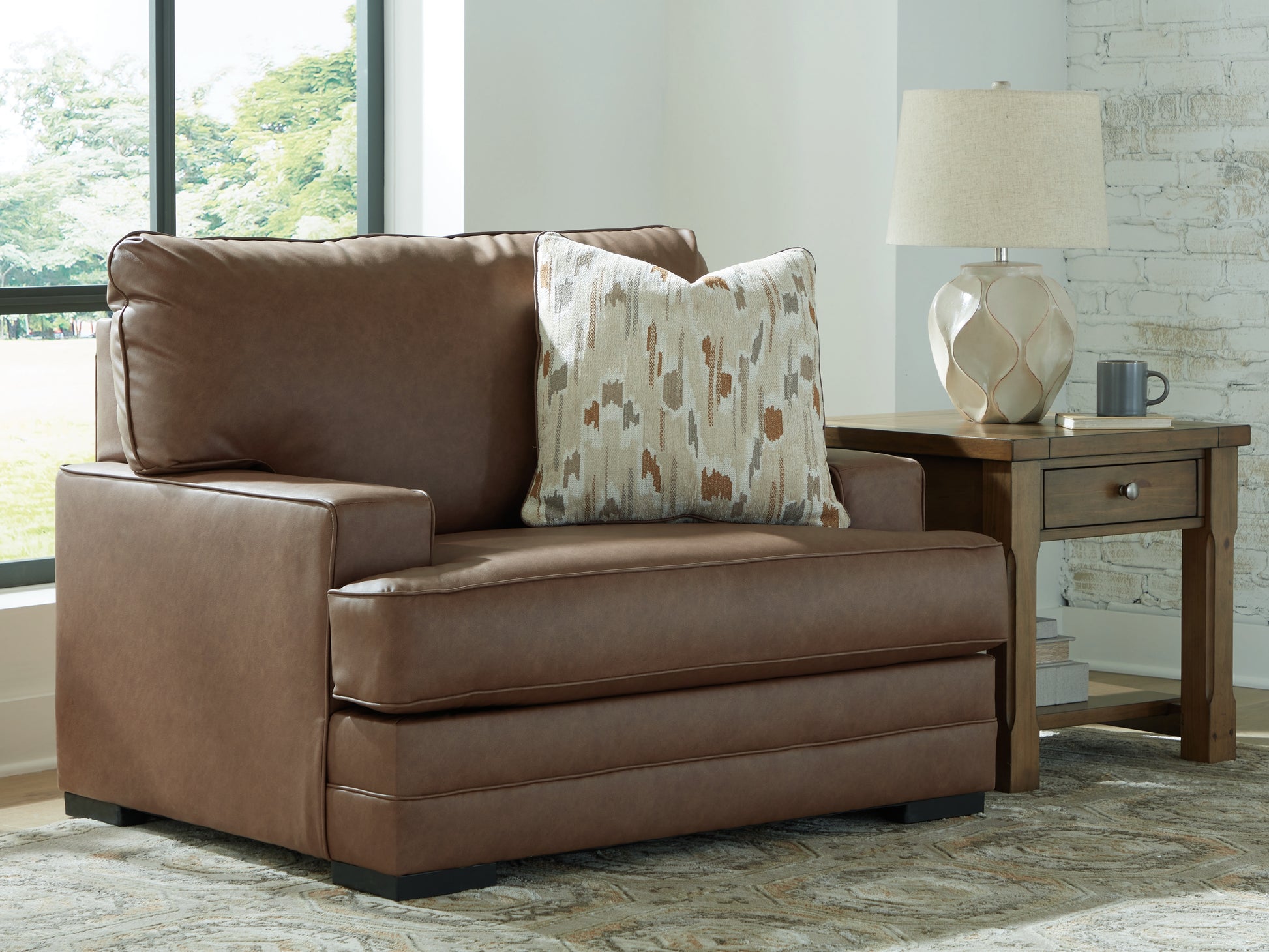 Lakeland Furniture Outlet - Ashley Furniture - VillaCourt Living Room - Chair and a Half - 7490923