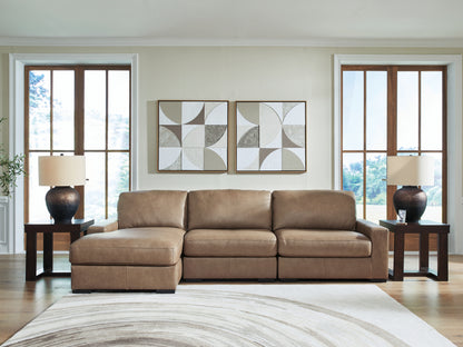 Lakeland Furniture Outlet - Ashley Furniture - Veronella Sectional - RAF 3-Piece Sectional with Chaise / Sahara - 76106S5