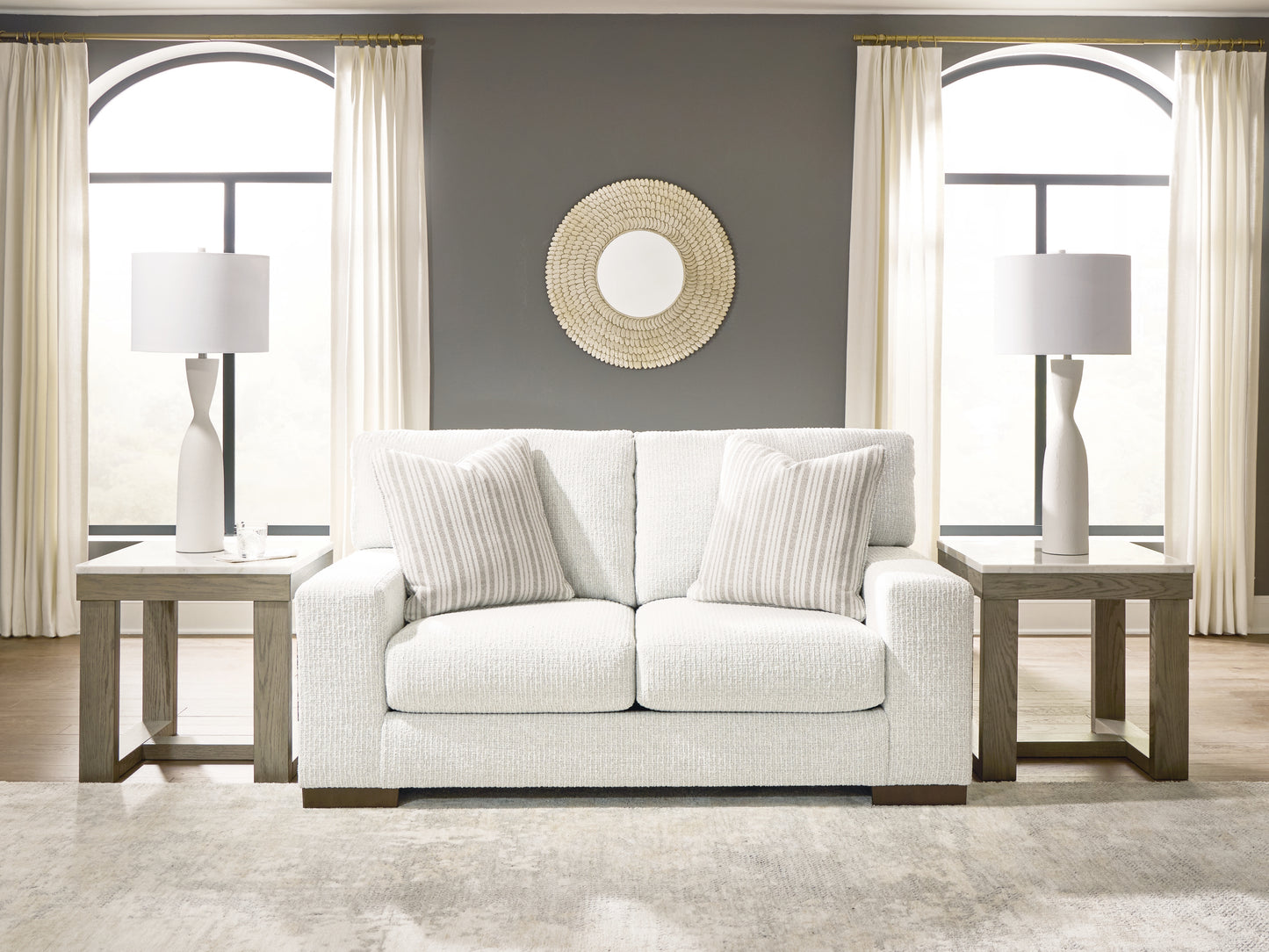 Lakeland Furniture Outlet - Ashley Furniture - Hartside Living Room - Loveseat / Frosted - 8010435