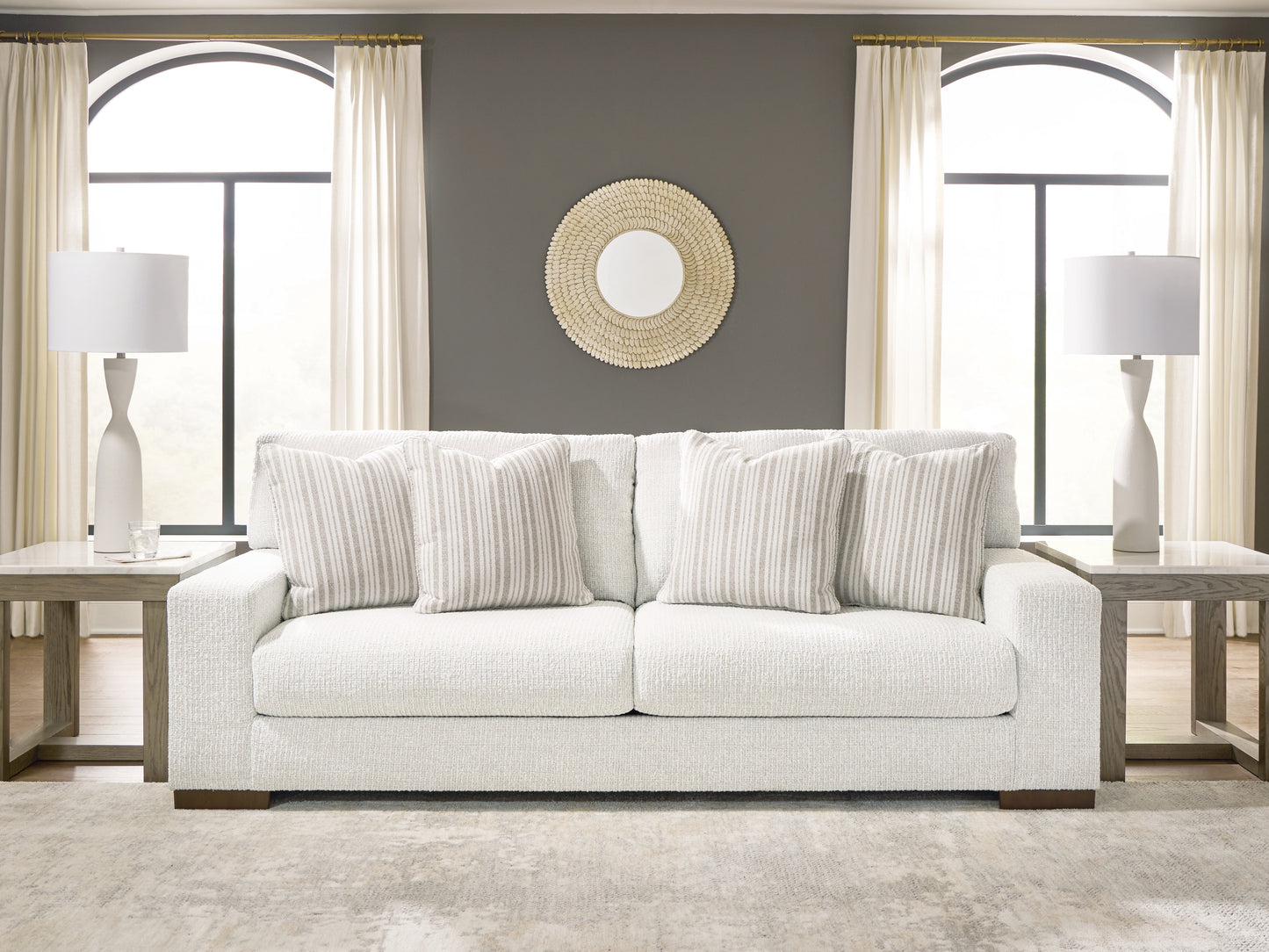Lakeland Furniture Outlet - Ashley Furniture - Hartside Living Room - Sofa / Frosted - 8010438