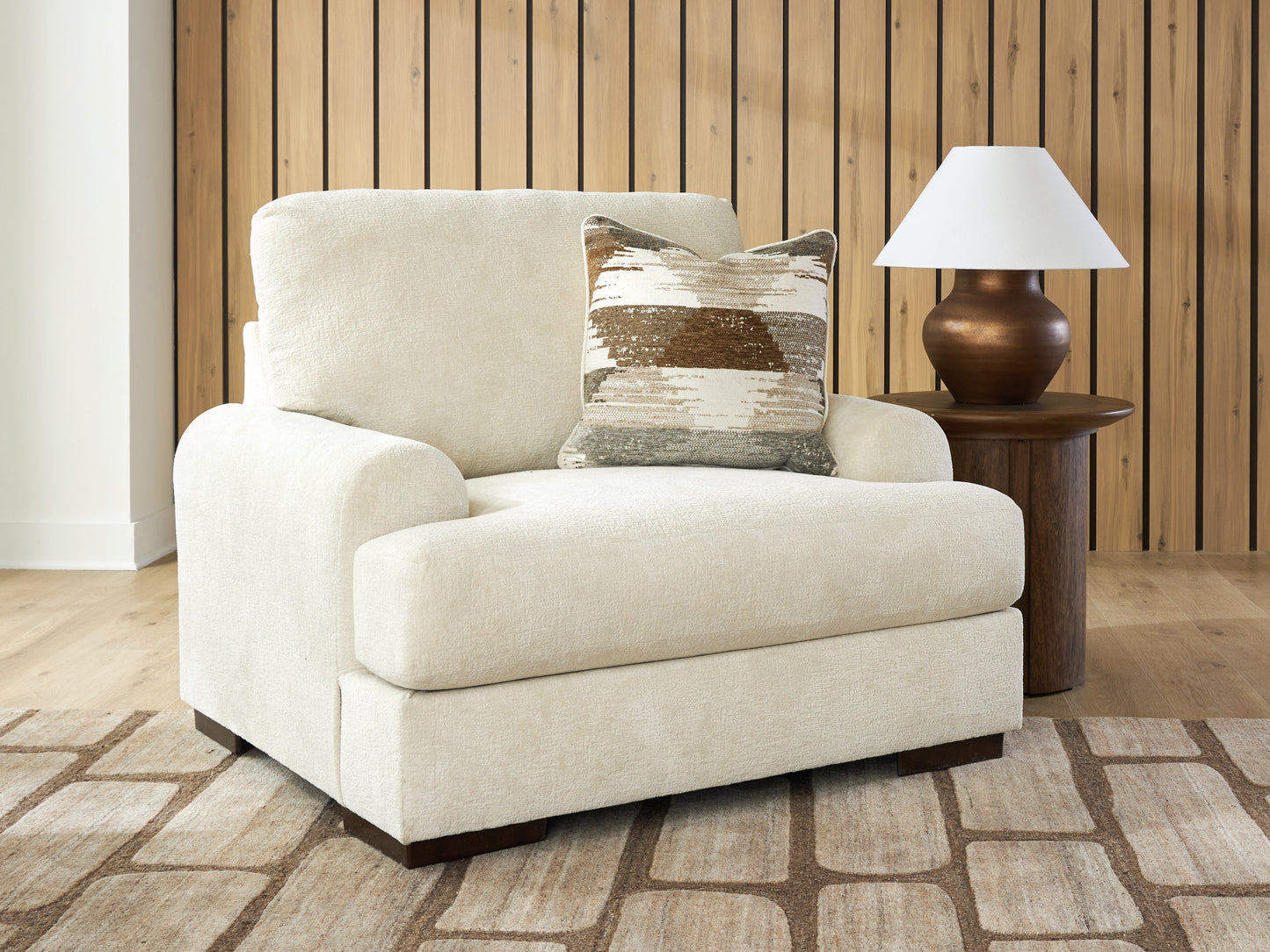 Lakeland Furniture Outlet - Ashley Furniture - Jayne Park Living Room - Chair and a Half / Sand - PC8150623