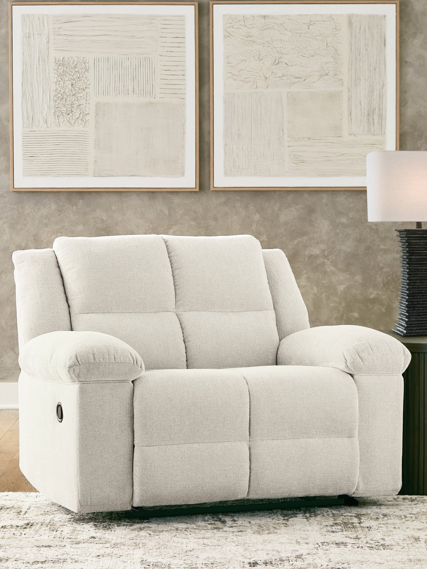 Lakeland Furniture Outlet - Ashley Furniture - Orlen Living Room - Zero Wall Wide Seat Recliner / Winter - 8160252