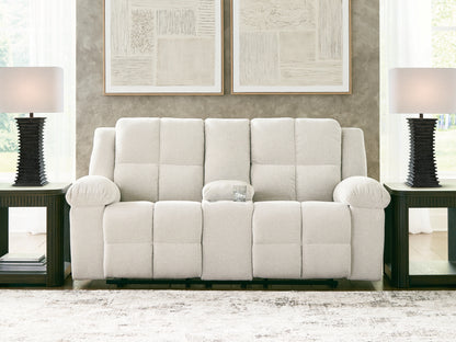 Lakeland Furniture Outlet - Ashley Furniture - Orlen Living Room - DBL Rec Loveseat w/Console / Winter - 8160294