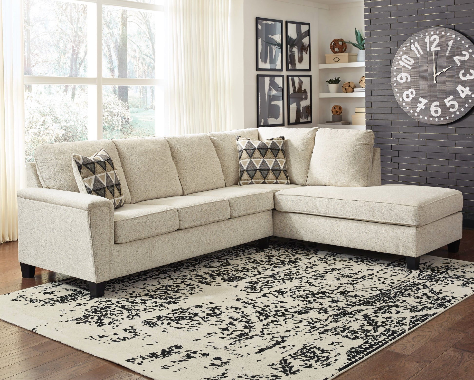 Lakeland Furniture Outlet - Ashley Furniture - Abinger Sectional - LAF 2-Piece Sectional with Chaise - 83904S2
