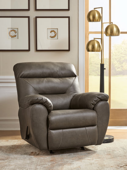 Lakeland Furniture Outlet - Ashley Furniture - Elksworth Living Room - Rocker Recliner / Ash - PC8400325