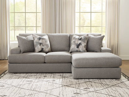 Lakeland Furniture Outlet - Ashley Furniture - Lindon Sectional - 2-Piece Sectional with Chaise / Smoke - 84704S2
