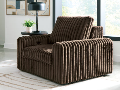 Lakeland Furniture Outlet - Ashley Furniture - HamlinBay Living Room - Power Gliding Chaise / Chocolate - PC8680415P