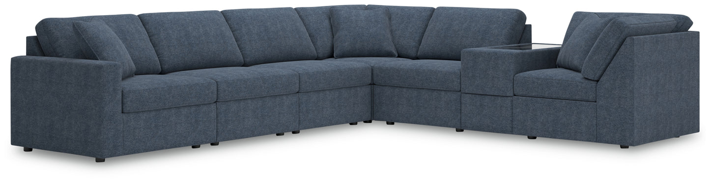 Lakeland Furniture Outlet - Ashley Furniture - Modmax Sectional - RAF 7-Piece Sectional / Ink - 92101S33