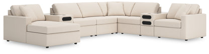 Lakeland Furniture Outlet - Ashley Furniture - Modmax Sectional - RAF 8-Piece Sectional with Audio System and Chaise / Oyster - 92103S47