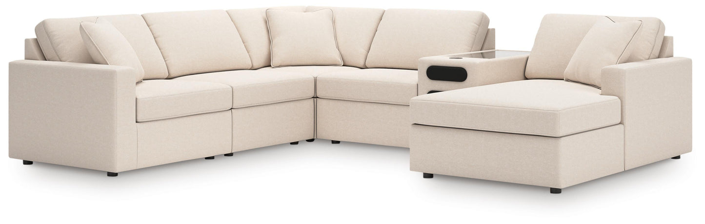 Lakeland Furniture Outlet - Ashley Furniture - Modmax 6-Piece Sectional with Audio System and Chaise - RAF 6-Piece Sectional with Audio System and Chaise - 92103S51