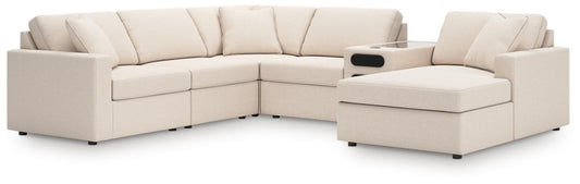 Lakeland Furniture Outlet - Ashley Furniture - Modmax 6-Piece Sectional with Audio System and Chaise - RAF 6-Piece Sectional with Audio System and Chaise - 92103S51
