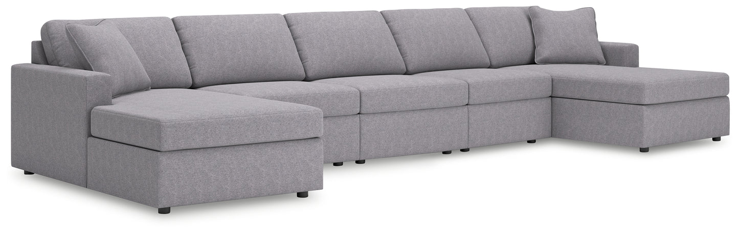 Lakeland Furniture Outlet - Ashley Furniture - Modmax 5-Piece Double Chaise Sectional - 5-Piece Double Chaise Sectional - 92104S125