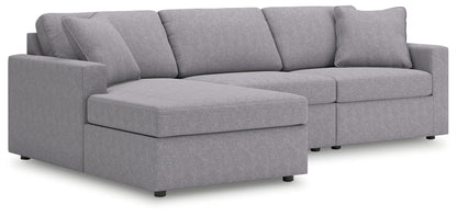 Lakeland Furniture Outlet - Ashley Furniture - Modmax Sectional - RAF 3-Piece Sectional with Chaise / Granite - 92104S17