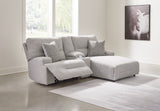 3-Piece Power Reclining Sectional Sofa with Chaise
