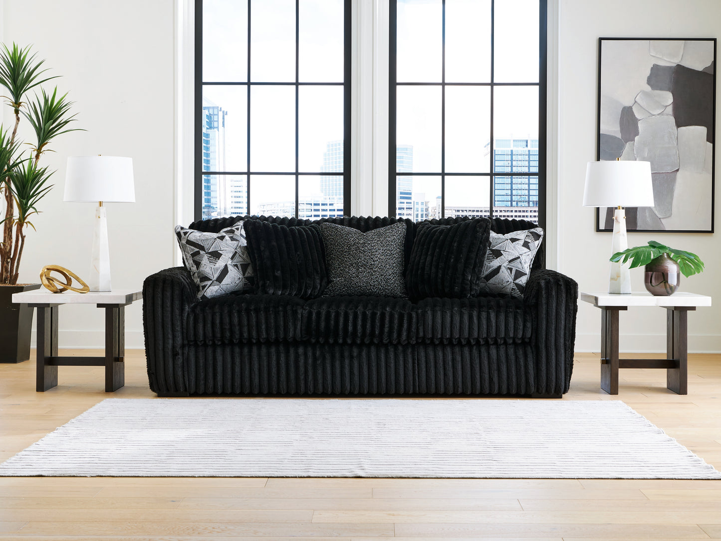 Lakeland Furniture Outlet - Ashley Furniture - Midnight-Madness Living Room - Sofa / Onyx - 9810338