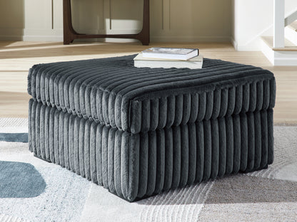 Lakeland Furniture Outlet - Ashley Furniture - Midnight-Madness Living Room - Oversized Accent Ottoman / Gunmetal - 9810508
