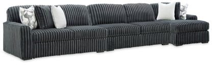 Lakeland Furniture Outlet - Ashley Furniture - Midnight-Madness 3-Piece Sectional with Chaise - 3-Piece Sectional with Chaise - 98105S28