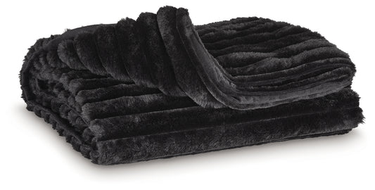 Lakeland Furniture Outlet - Ashley Furniture - Alsonwell Throw (Set of 3) - Throw (3/CS) / Black - A1001083