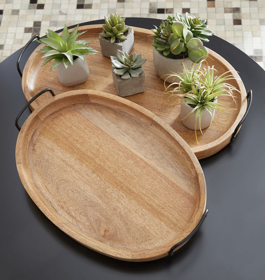 Lakeland Furniture Outlet - Ashley Furniture - Jocelyne Tray (Set of 2) - Tray Set (Set of 2) - A2000455