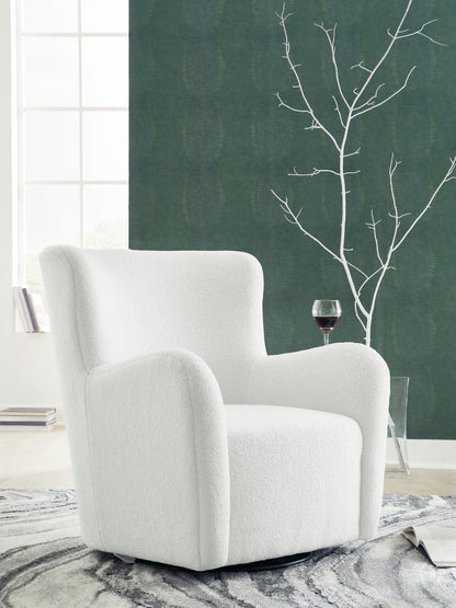 Lakeland Furniture Outlet - Ashley Furniture - Rowenburg Swivel Glider Accent Chair - Swivel Glider Accent Chair / Cream - A3000797