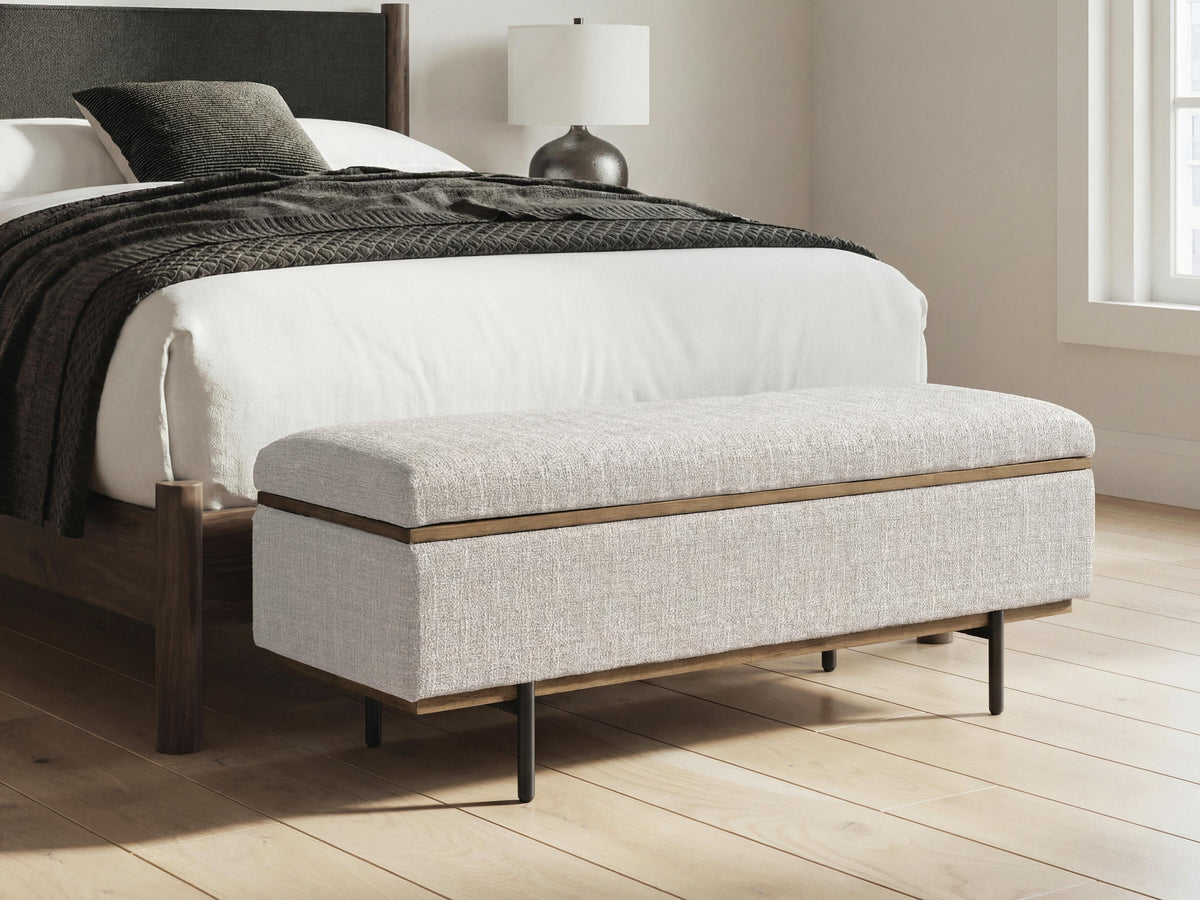 Lakeland Furniture Outlet - Ashley Furniture - Dettaford Next-Gen Nuvella Storage Bench - Storage Bench - A3000848