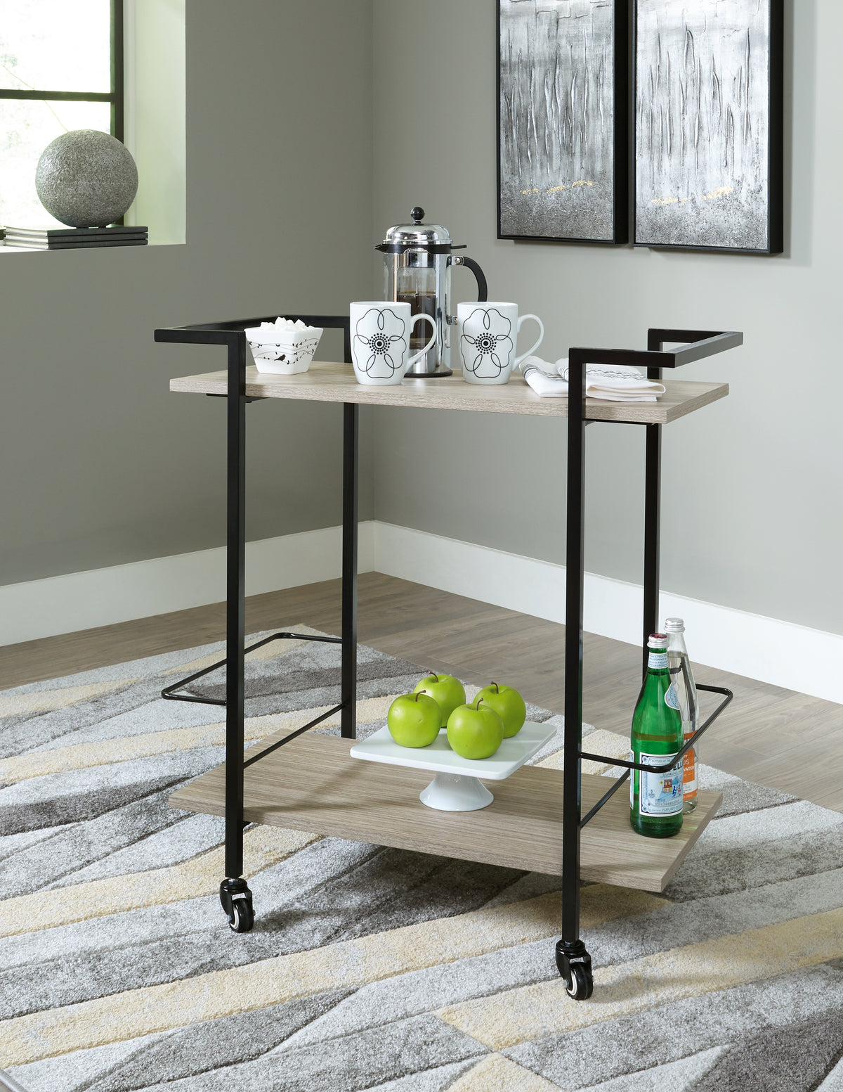 Lakeland Furniture Outlet - Ashley Furniture - Waylowe Bar Cart - Bar Cart - A4000389