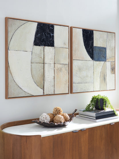 Lakeland Furniture Outlet - Ashley Furniture - Bexlen Wall Decor - Wall Art Set (Set of 2) - A8000498