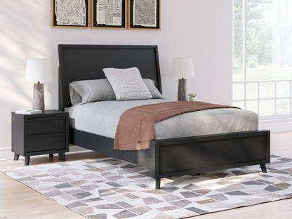 Lakeland Furniture Outlet - Ashley Furniture - Danziar Bedroom - Full Panel Bed / Black - B1013B20