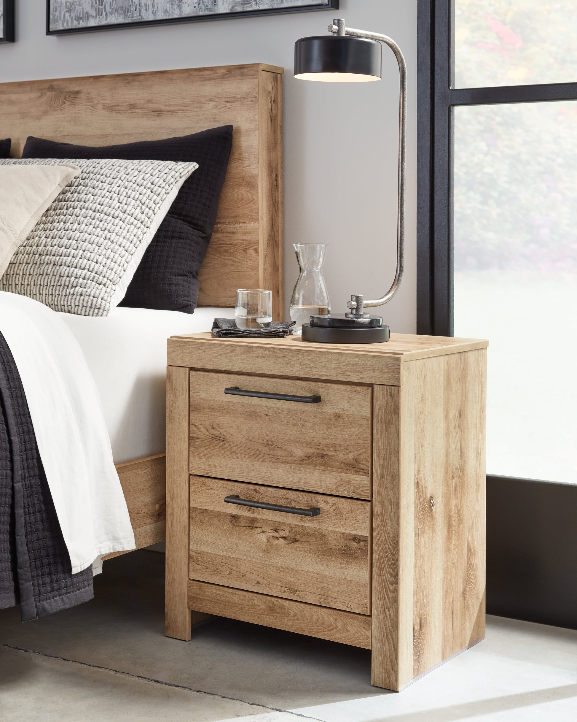 Lakeland Furniture Outlet - Ashley Furniture - Hyanna Bedroom - Two Drawer Night Stand - B1050-92