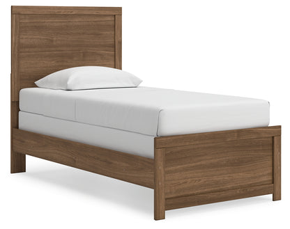 Lakeland Furniture Outlet - Ashley Furniture - Broachmyn Bedroom - Twin Panel Bed / Auburn - PCB1116B8