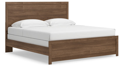 Lakeland Furniture Outlet - Ashley Furniture - Broachmyn Bedroom - King Panel Bed / Auburn - PCB1116B6