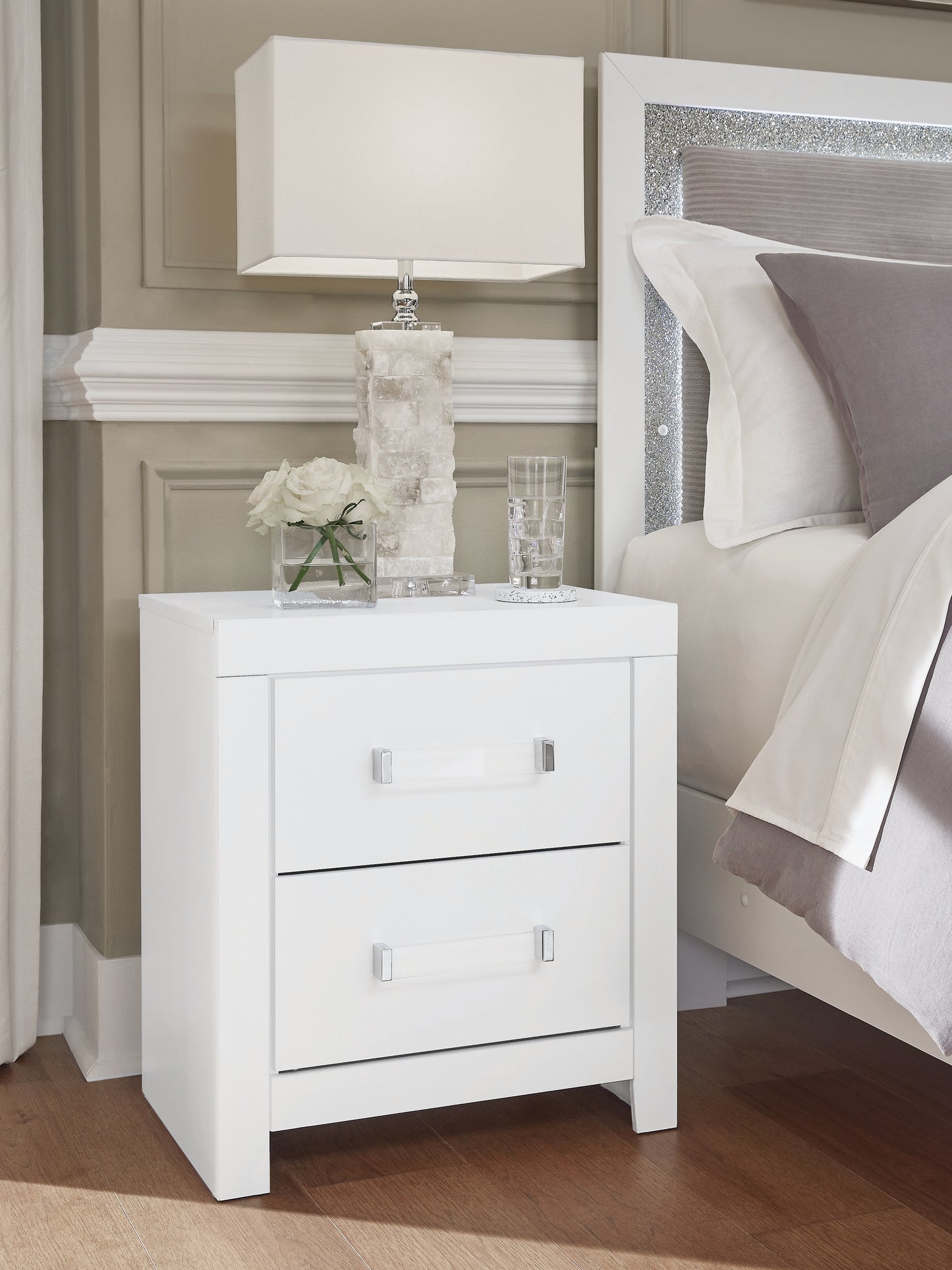 Lakeland Furniture Outlet - Ashley Furniture - Maeling Bedroom - Two Drawer Night Stand - PCB1119-92