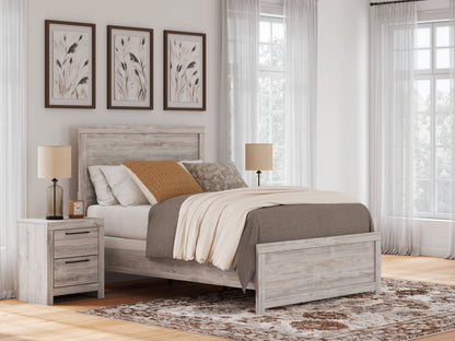 Lakeland Furniture Outlet - Ashley Furniture - Broachmyn Bedroom - Full Panel Bed / Gray - PCB1120B9