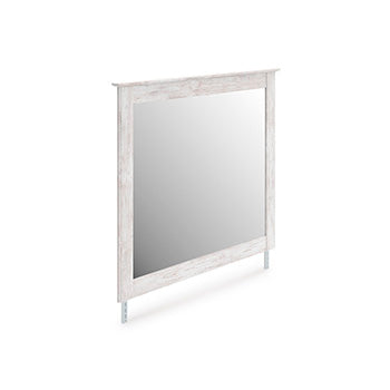 Lakeland Furniture Outlet - Ashley Furniture - Makidern Bedroom - Bedroom Mirror / Whitewash - PCB1171-36