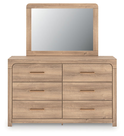 Lakeland Furniture Outlet - Ashley Furniture - Kinlanni Bedroom - Dresser and Mirror / Tan - PCB1360B1