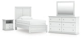 Twin Panel Bed