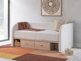 Twin Upholstered Day Bed with Storage
