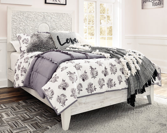 Lakeland Furniture Outlet - Ashley Furniture - Paxberry Bedroom - Full Panel Bed / Whitewash - B181B2