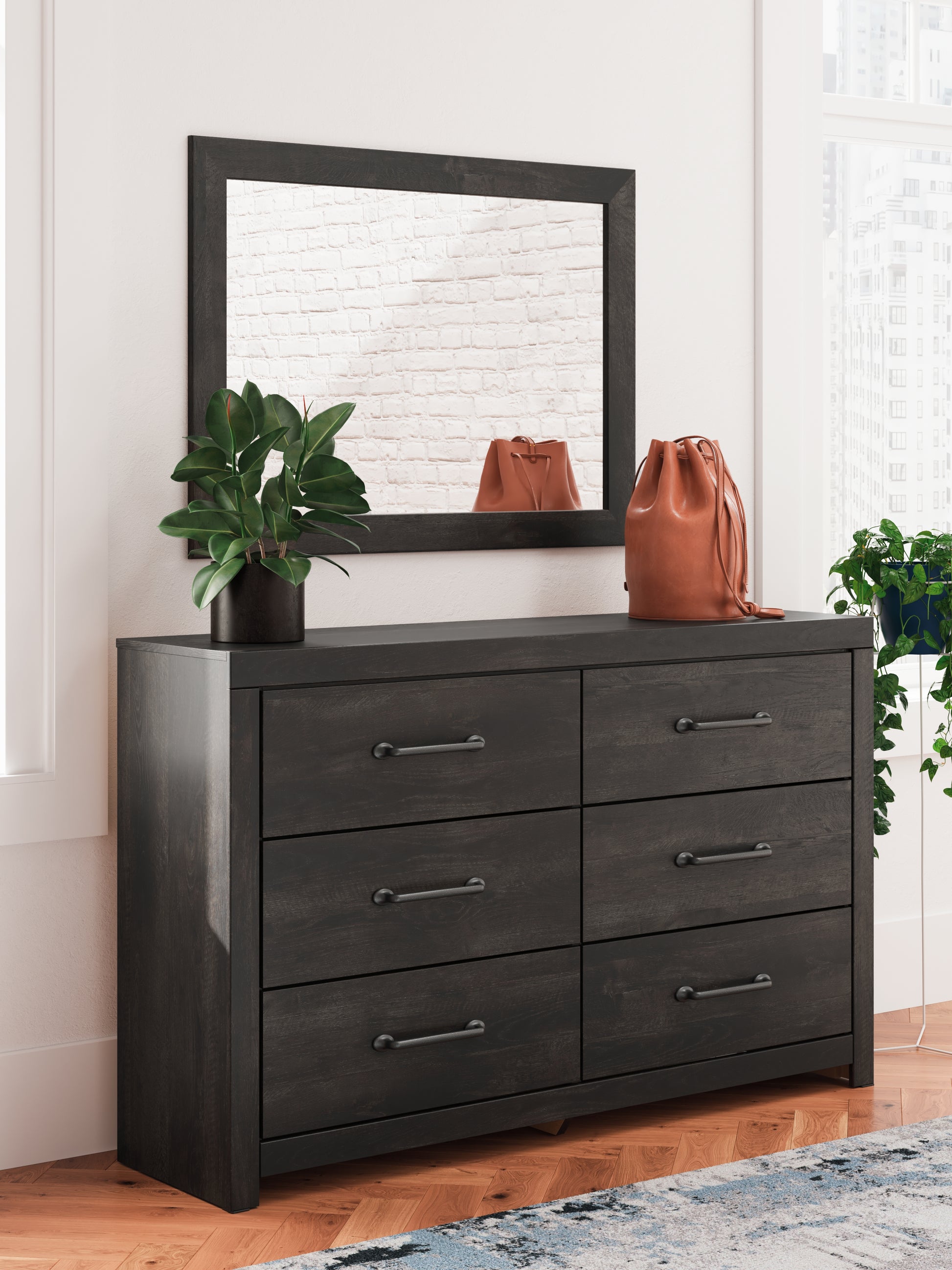 Lakeland Furniture Outlet - Ashley Furniture - Hollivern Bedroom - Dresser and Mirror - PCB2108B1