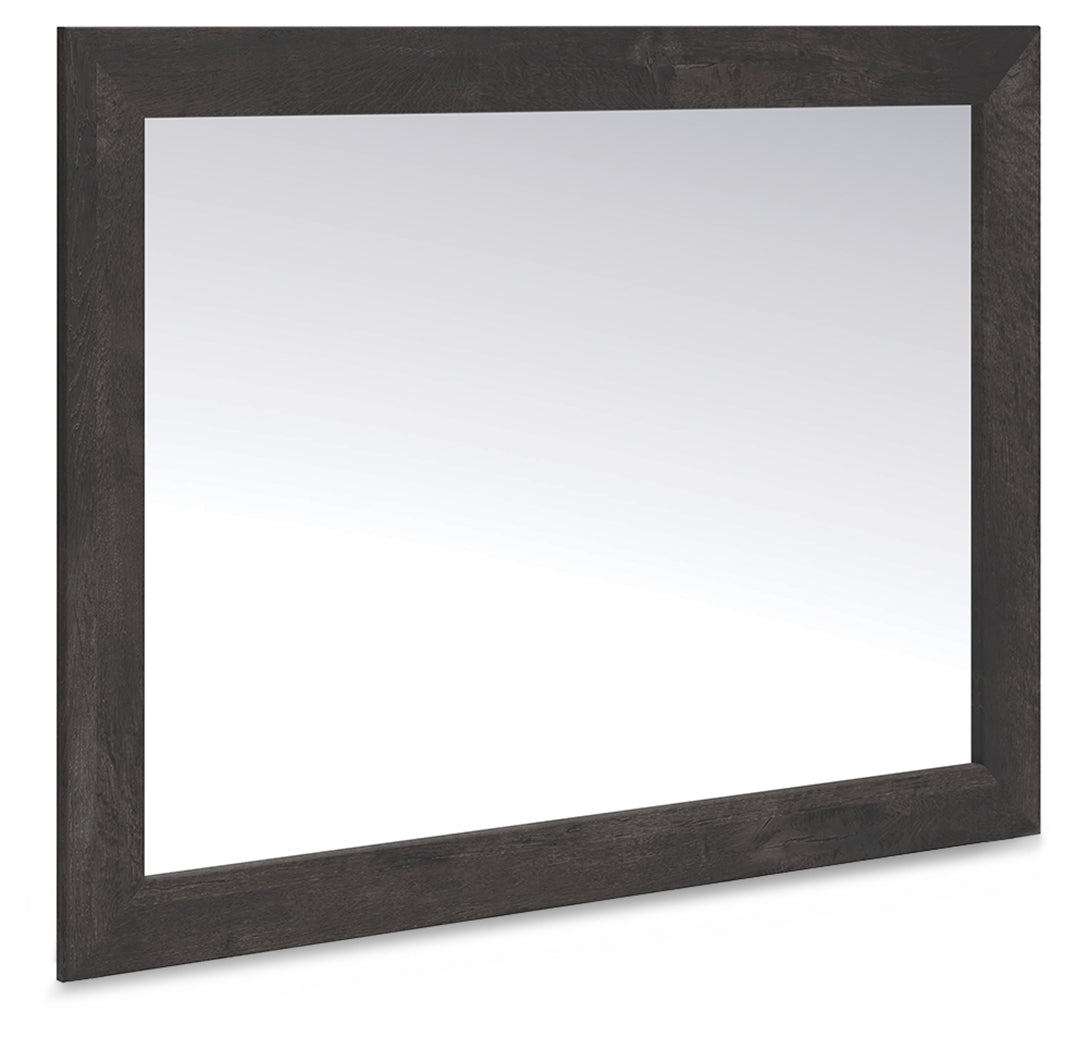 Lakeland Furniture Outlet - Ashley Furniture - Hollivern Bedroom - Bedroom Mirror / Dark Gray - PCB2108-36