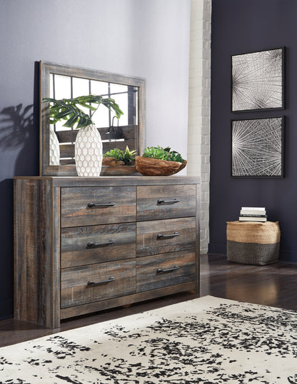 Lakeland Furniture Outlet - Ashley Furniture - Drystan Bedroom - Dresser and Mirror / Multi - B211B1