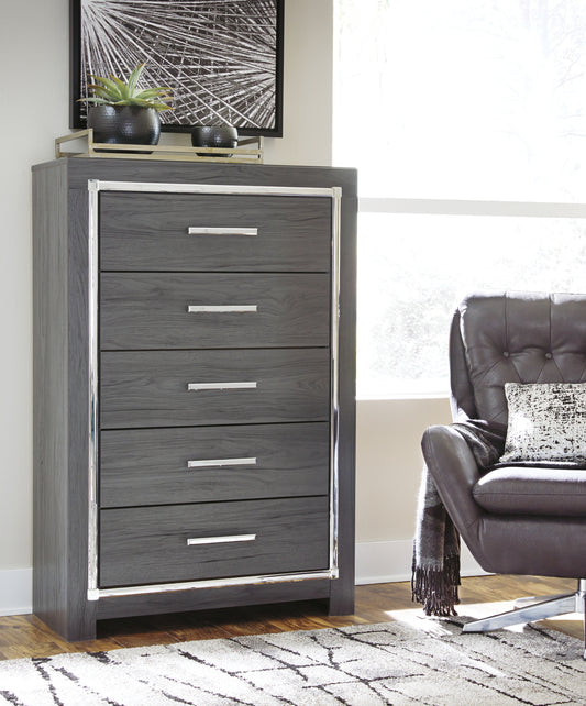 Lakeland Furniture Outlet - Ashley Furniture - Lodanna Bedroom - Five Drawer Chest - B214-46