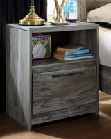 King Panel Bed with 4 Storage Drawers