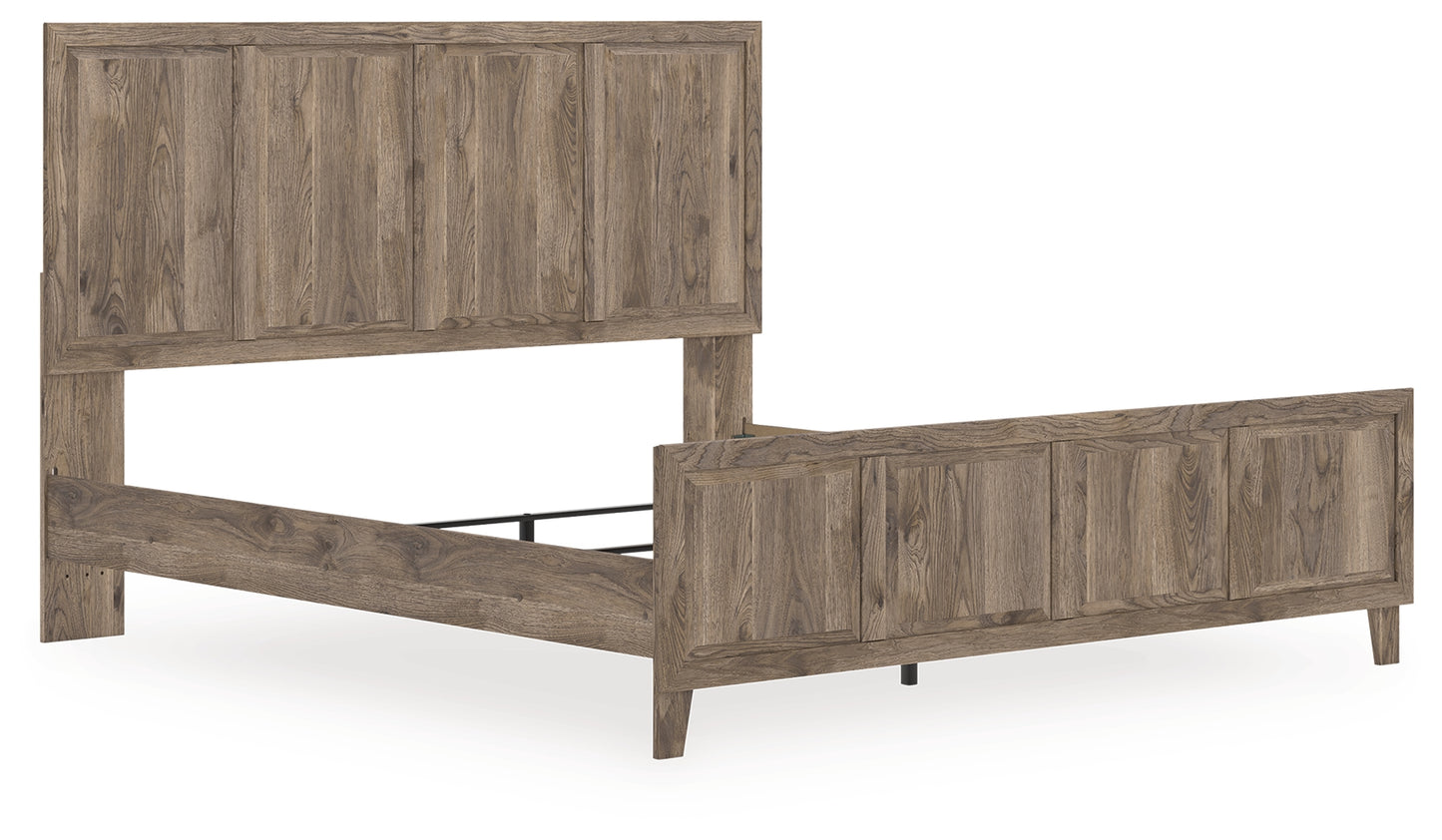 Lakeland Furniture Outlet - Ashley Furniture - Rusticott Bedroom - King Panel Bed / Brown - PCB2260B6