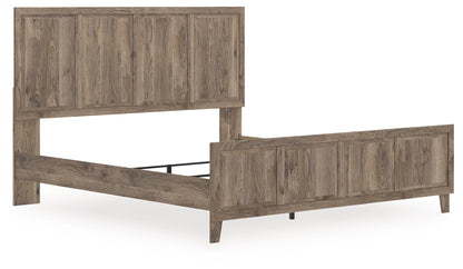 Lakeland Furniture Outlet - Ashley Furniture - Rusticott Bedroom - King Panel Bed / Brown - PCB2260B6