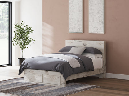 Lakeland Furniture Outlet - Ashley Furniture - Lawroy Bedroom - Queen Panel Storage Bed / Light Natural - B2310B4