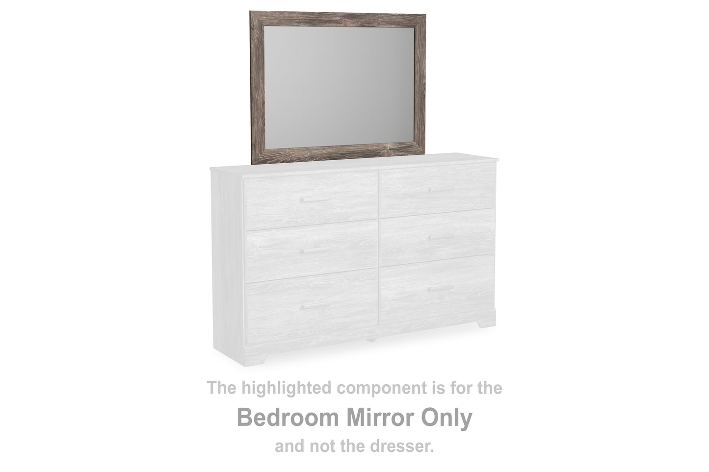 Lakeland Furniture Outlet - Ashley Furniture - Ralinksi Bedroom - Bedroom Mirror / Gray - B2587-36
