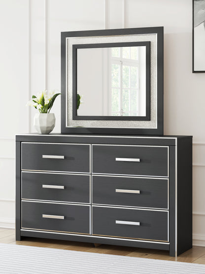 Lakeland Furniture Outlet - Ashley Furniture - Zuraleus Bedroom - Dresser and Mirror / Black - PCB3380B1