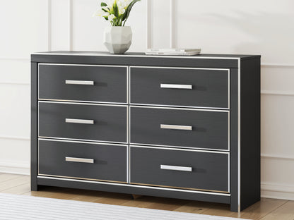 Lakeland Furniture Outlet - Ashley Furniture - Zuraleus Bedroom - Six Drawer Dresser / Black - PCB3380-31