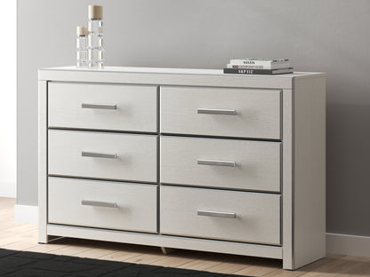 Lakeland Furniture Outlet - Ashley Furniture - Zuraleus Bedroom - Six Drawer Dresser / White - PCB3381-31